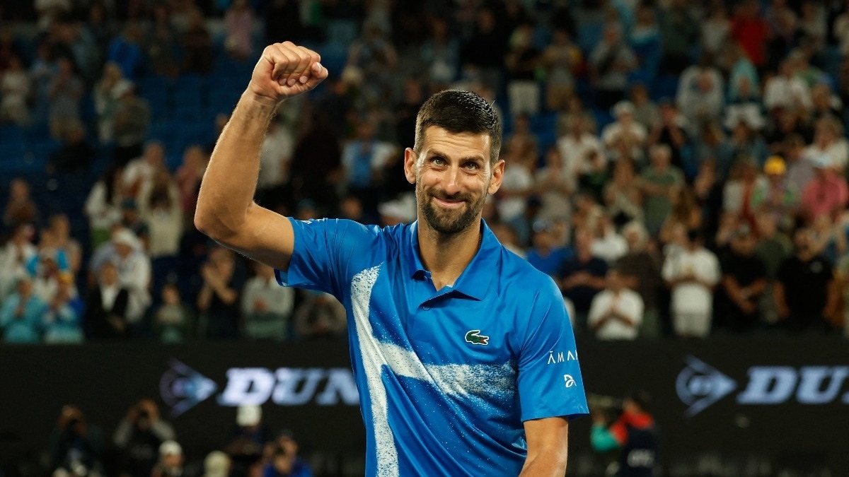 Novak Djokovic at Melbourne