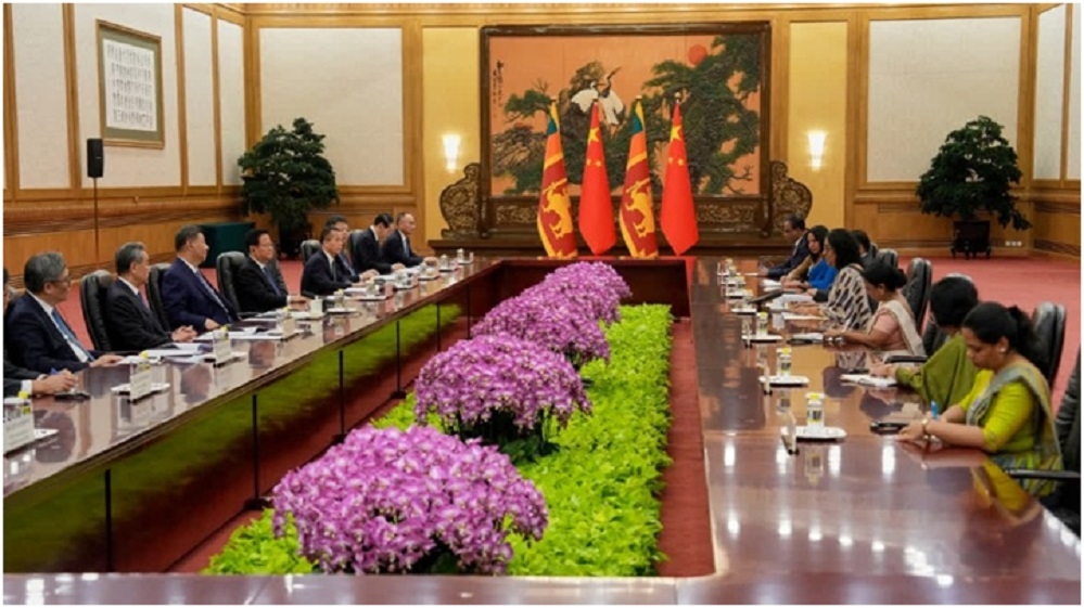 Chinese President Xi Meets Sri Lankan PM Amarasuriya