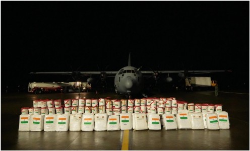 Indian Air Force Delivers 21 Tonnes Of Relief Material To Sri Lanka Reeling From Floods, Landslides