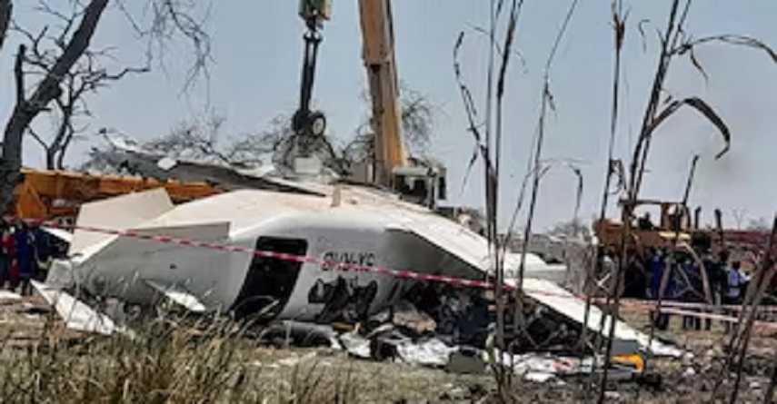 Plane Crash Terrible plane crash in South Sudan