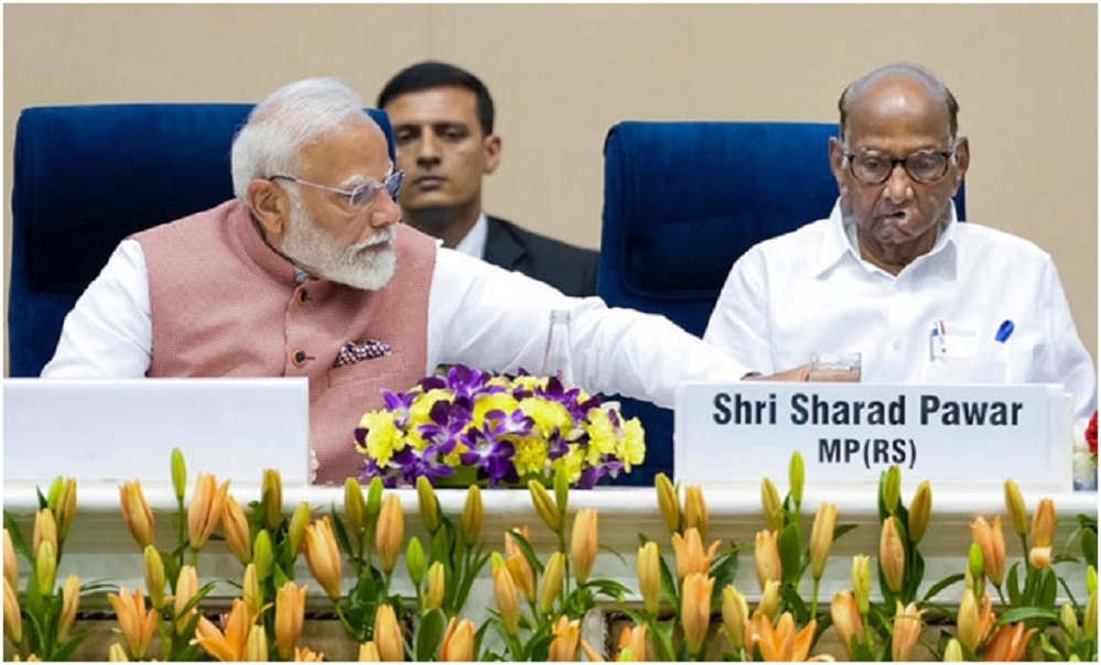 modi and Sharad Pawar