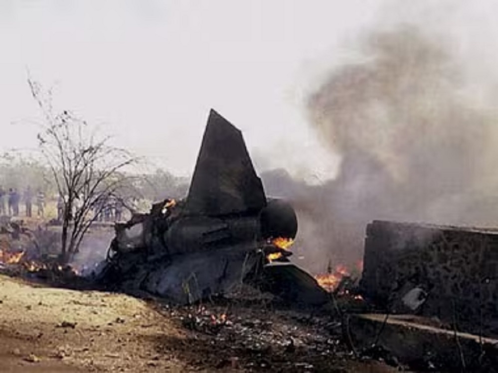 Air Force fighter jet Jaguar crashes 