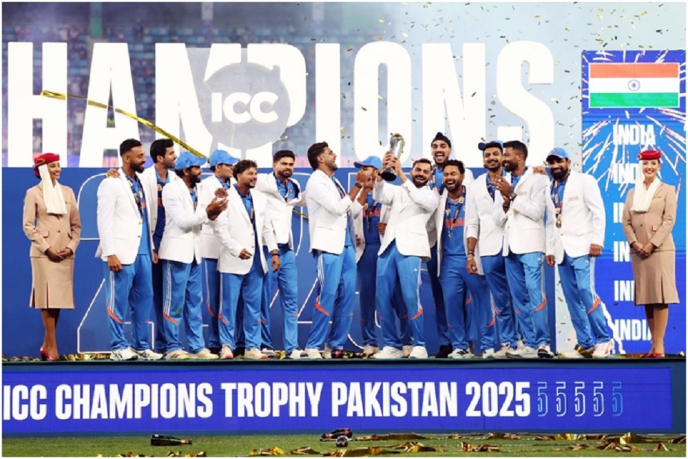 India clinch historic third Champions 