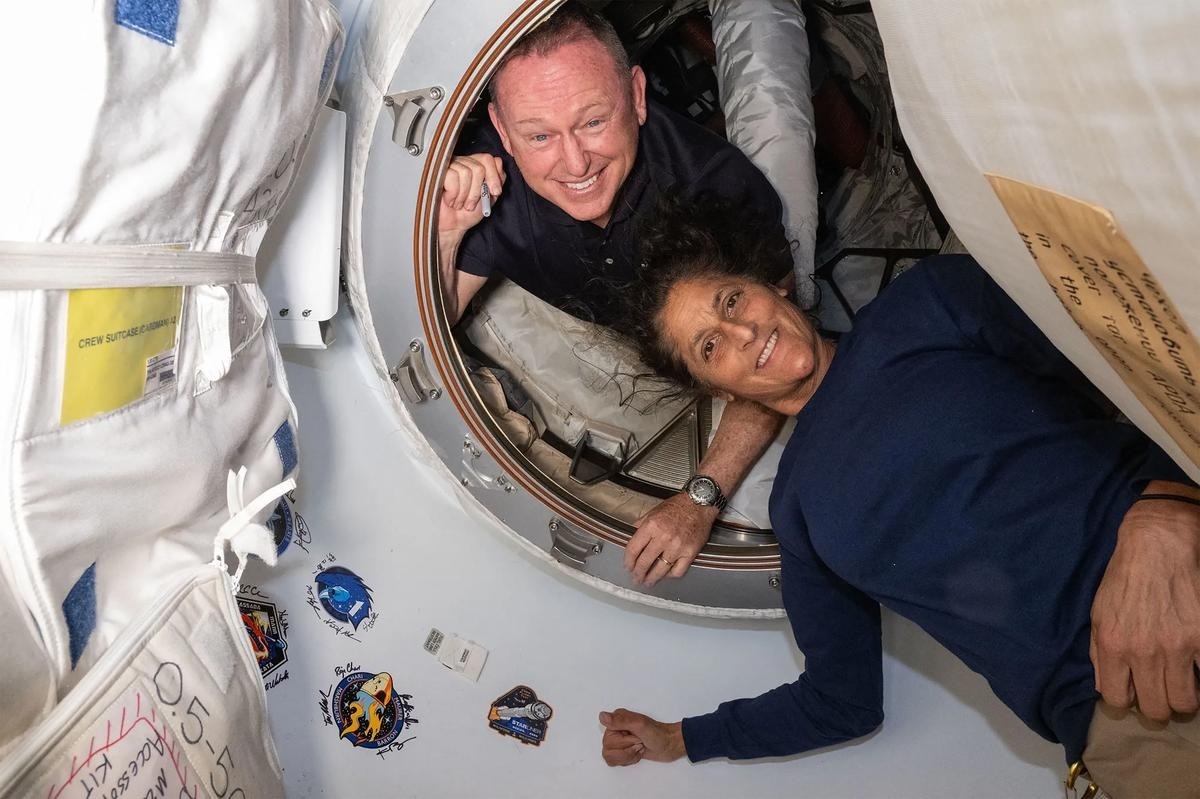 Astronauts Sunita Williams in space