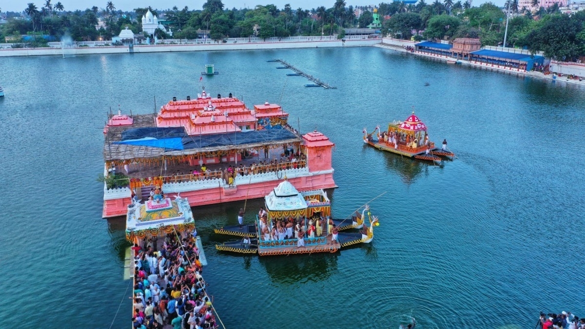 Chandan Yatra Of Lord Jagannath water