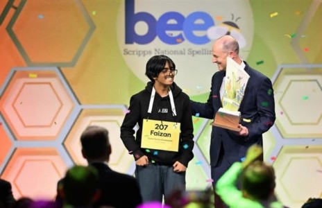 Indian-American Faizan Zaki wins 2025 Scripps National Spelling