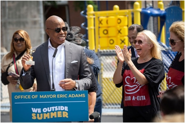Mayor Adams Continues We Outside Summer