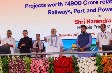 PM Modi launches development works worth over Rs. 4800 crore in Thoothukudi, Tamil Nadu
