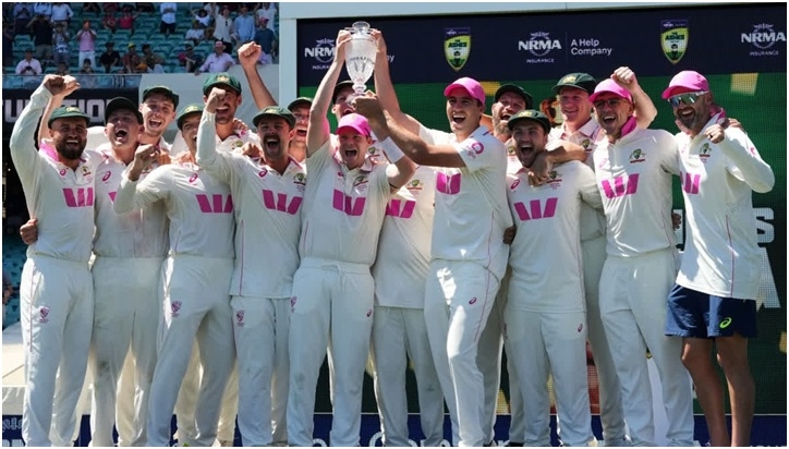 Australia Wins Ashes Series 41 With A Five-Wicket Victory In Sydney