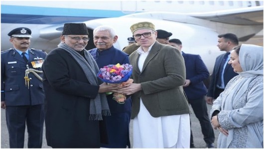Vice-President Arrives In Srinagar For KU Convocation