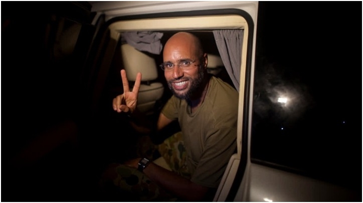 Late Libyan Leader Muammar Gaddafis Son Shot 