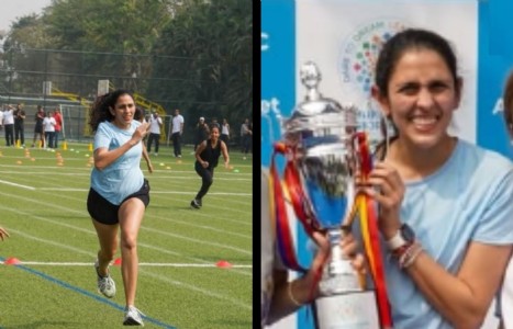 Shloka Mehta wins trophy, Akash Ambani takes part in race at Ambani school sports day
