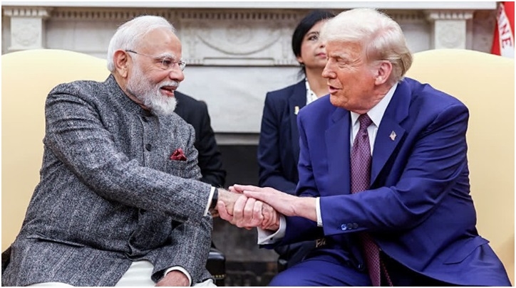 PM Modi President Trump Discuss Middle-East Crisis