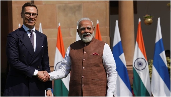 PM Modi Holds Bilateral Meeting With Finland President Stubb
