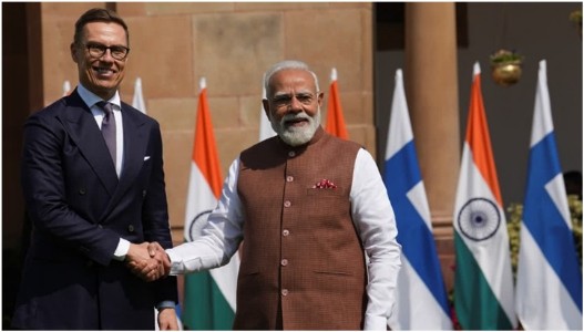 PM Modi Holds Bilateral Meeting With Finland President Stubb