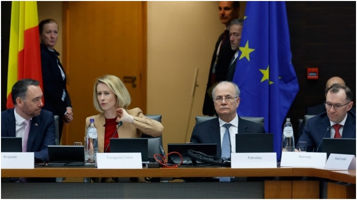 EU Hosts Palestinian Leader In Conference 