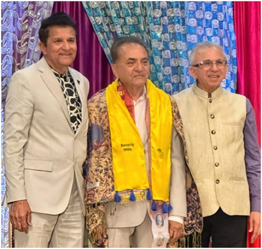 In Los Angeles Dr Bharat Patel was awarded with a Lifetime Achievement award