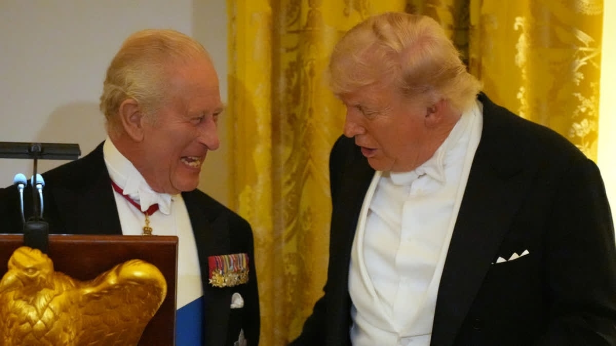 Without Us You Would Be Speaking French King Charles Jokes With Trump