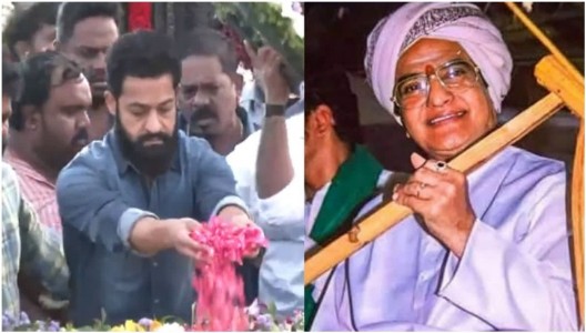 Jr NTR Pays Floral Tribute To Grandfather NTR On His 103rd Birth Anniversary; PM Modi Remembers Telugu Legend