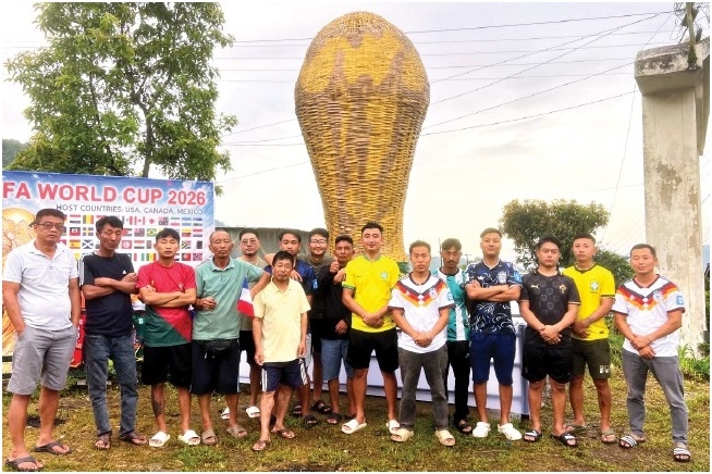 Nagaland Village Crafts Giant Bamboo FIFA World Cup 