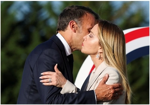 Need Each Other Macron Hosts Meloni After Trump Rift