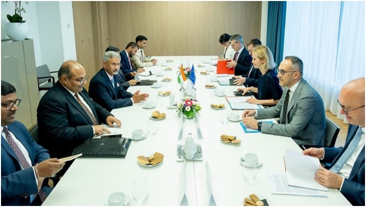 Jaishankar Meets European Council President Values