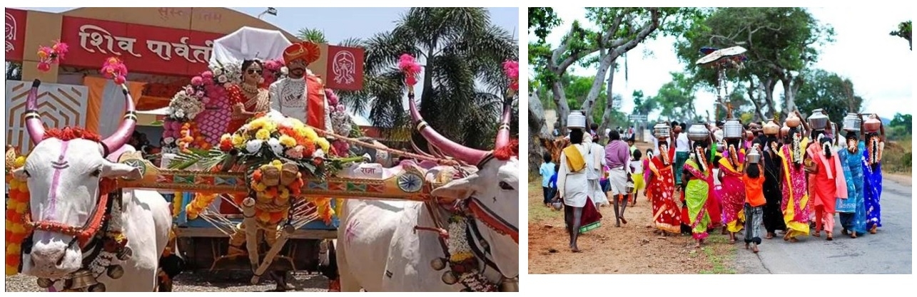 Bullock Cart Wedding in Jharkhand Promotes Dowry