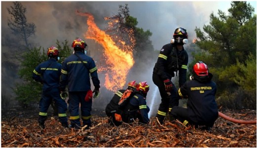 Europe's Hot, Dry Summer Takes Its Toll With Fires In France And Greece, And Drought In The UK