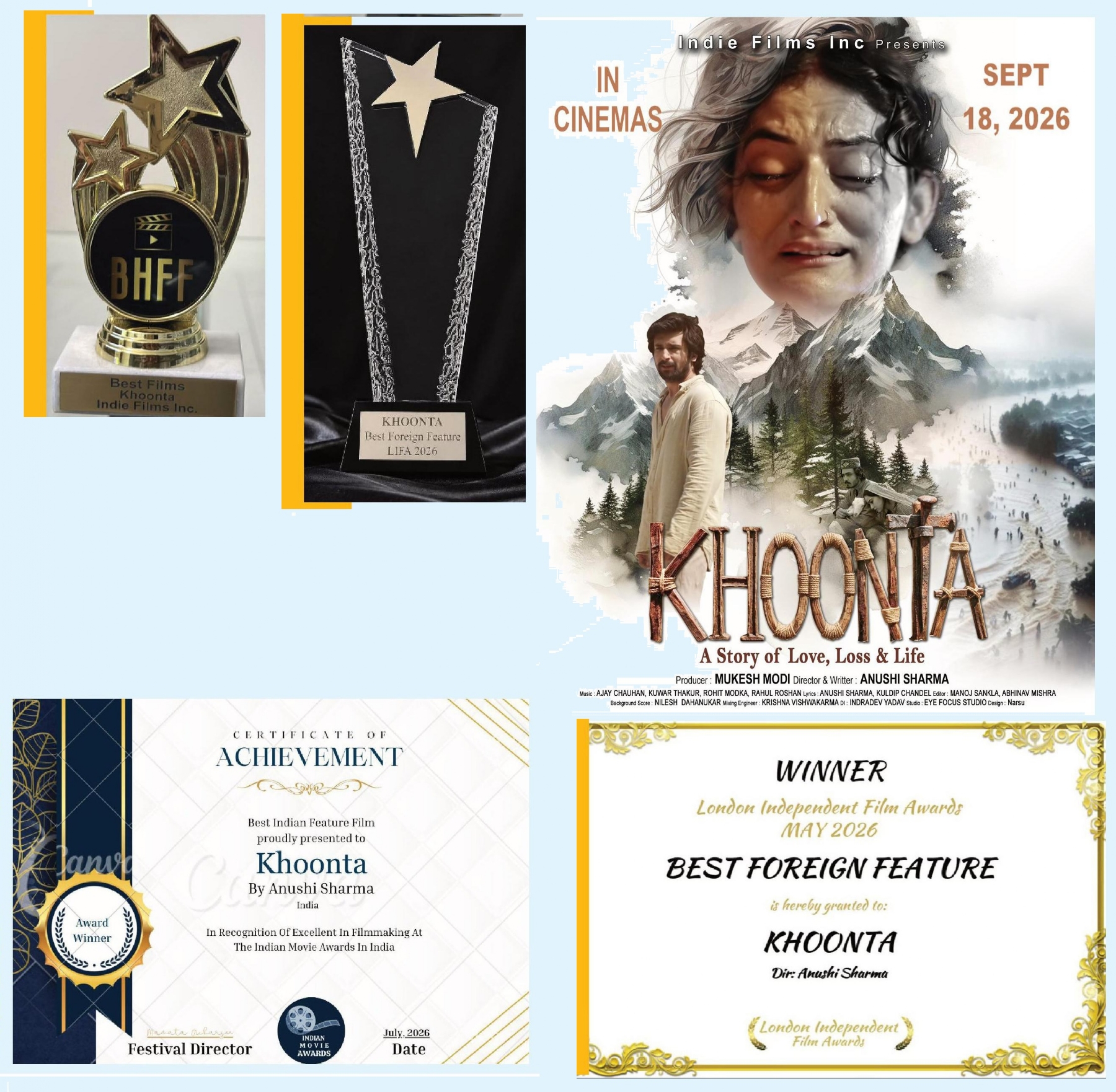 From Cannes to Las Vegas Award-Winning KHOONTA Achieves